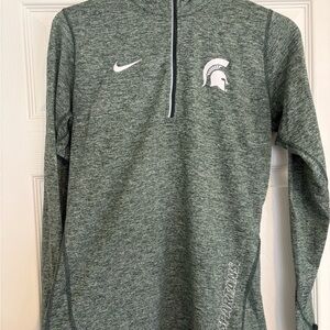 Nike Dri-FIT Heathered Green Athletic Tee